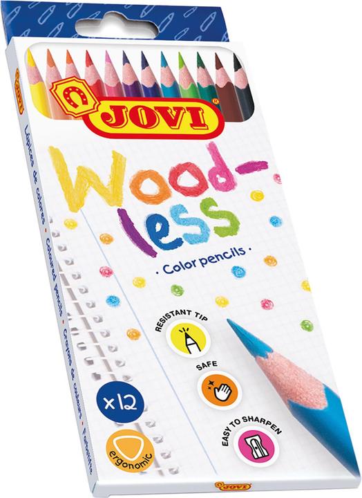 Actual product image Jovi Woodless coloured pencils PU=12 colours (12 colours, 12 x)