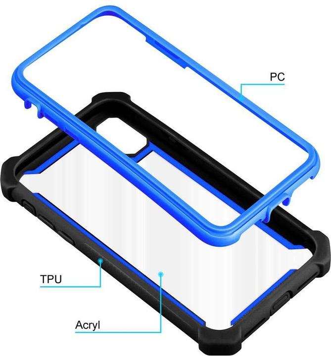Immagine prodotto Cadorabo Copertura acrilica ibrida 2 in 1 (Apple iPhone X)