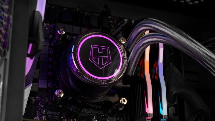 Actual product image Nox ATX TOWER HUMMER TGM RAINBOW RGB - Tower (mATX, Mini-ITX, ATX)