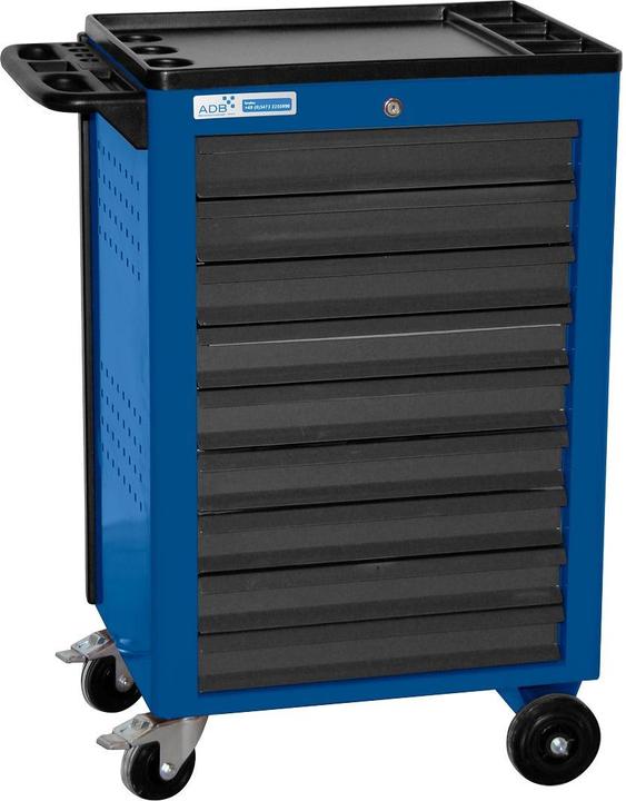 Produktbild ADB Basic Werkstattwagen blau 9 Schubladen (9 x)