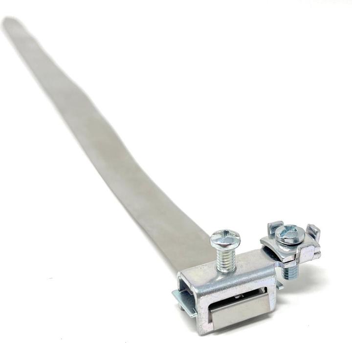 Produktbild Elbro Erdungsrohrschelle Edelstahl L=428mm 1/8...4" Ø8...114mm 2.5...16mm²