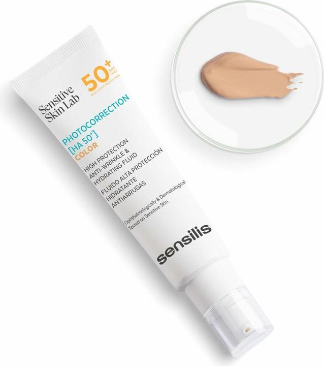 Actual product image Sensilis Photocorrection Ha Spf50 Color 50ml (Sun cream face, SPF 50, 50 ml, 80 g)