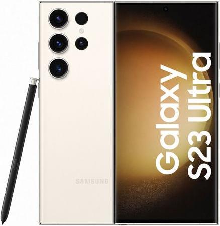 Produktbild Re!commerce Galaxy S23 Ultra 5G (dual sim) (256 GB, Weiss, 6.80", 200 Mpx, Dual SIM, A / Wie neu)