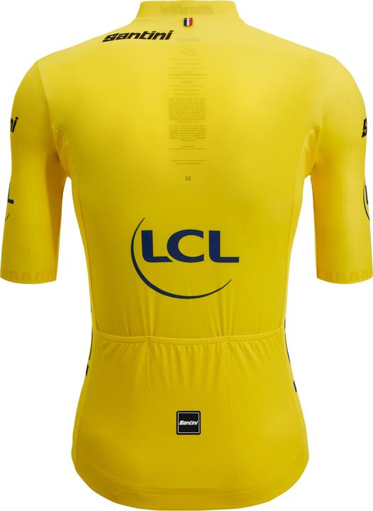 Image du produit Santini Kurzarmtrikot TDF 2025 LEADER PROFI Herren (M)