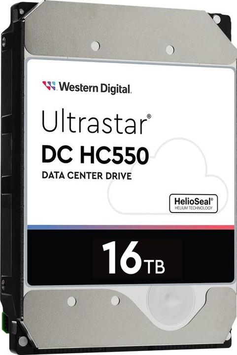 Actual product image WD Ultrastar DC HC550 SAS (16 TB, 3.5", CMR)
