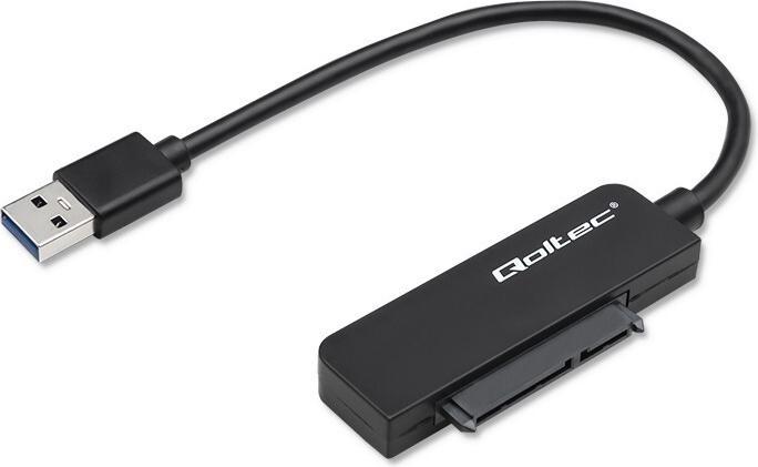 Produktbild Qoltec SATA-Adapter SSD HDD 2.5 Zoll, USB 3.0, 2TB