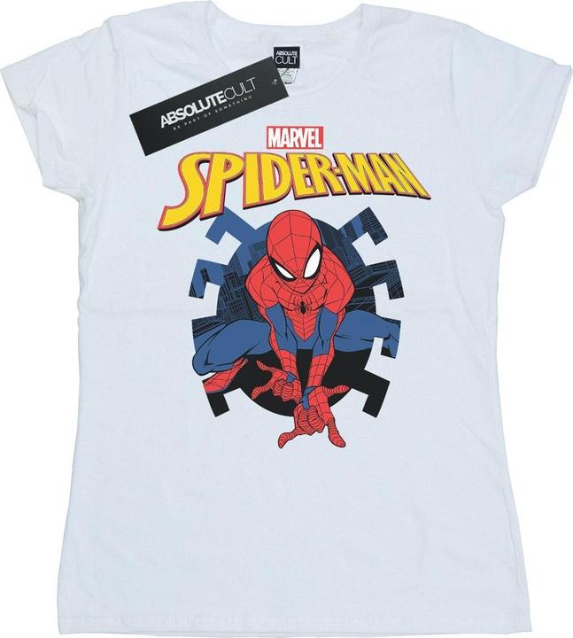 SpiderMan Web Shooting Emblem Logo TShirt (XXL)