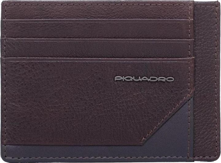 Actual product image Piquadro Tallin, Leather Wallet, For Pocket, PP2762W108R, Brown, For Men