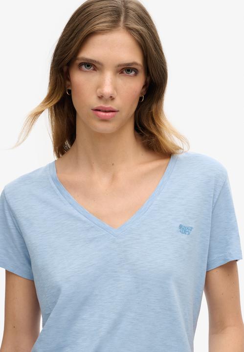 Actual product image Superdry Studios Slub Emb Vee Tee (10)