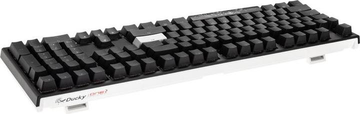 Actual product image Ducky ONE 2 Backlit PBT Gaming Keyboard, MX-Black, RGB LED - black (US) (US, Cable)