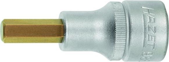 Actual product image HAZET Screwdriver socket 986-4 ∙ Square, hollow 12.5 mm (1/2 inch) ∙ Inside hexagon profile ∙ 4 mm (4 mm)