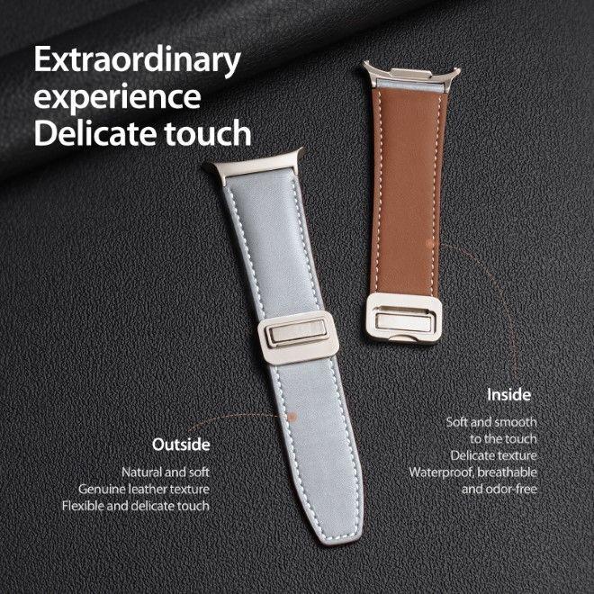 Actual product image Dux Ducis YA Series genuine leather strap (47 mm, Genuine leather)