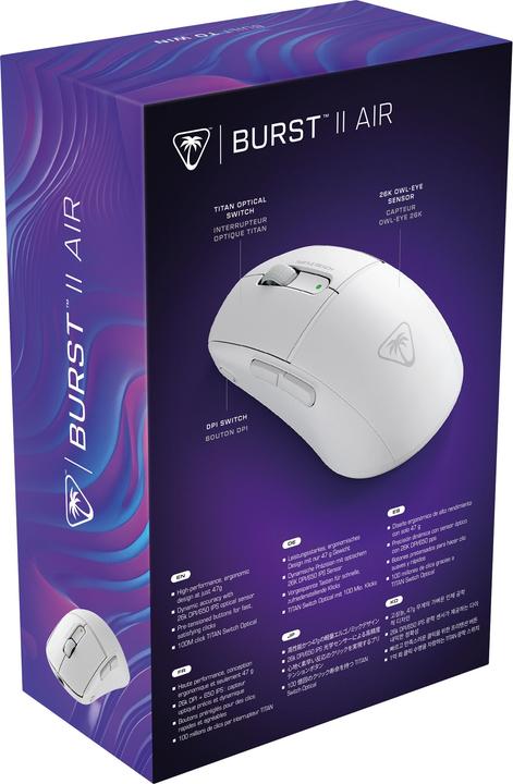 Actual product image Turtle Beach BURST II AIR - Gaming Mouse (Wireless, Cable)