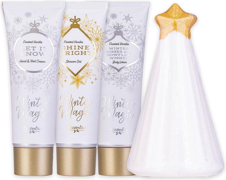 Immagine prodotto Accentra Geschenkset für Frauen WINTER MAGIC in goldener Metalldose