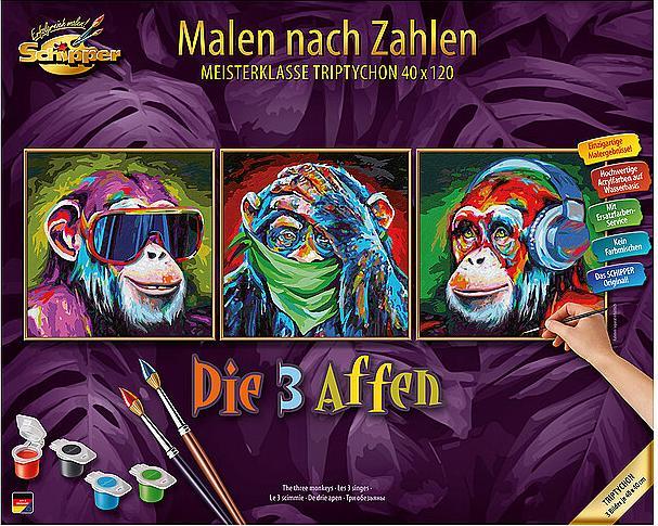 Produktbild Schipper Malen nach Zahlen - Die 3 Affen