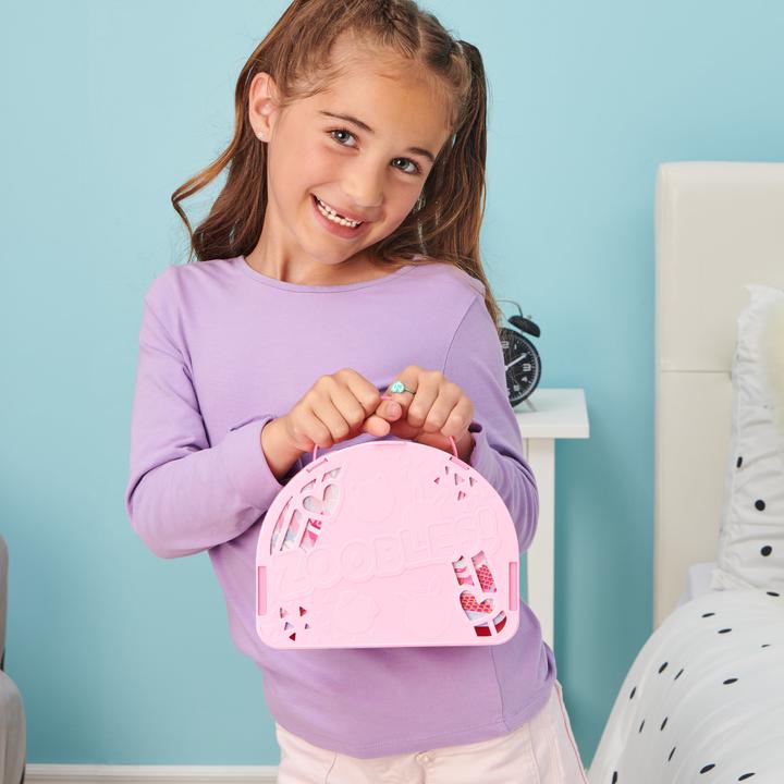 Actual product image Spin Master Zoobles Diva Ballerina Dance Studio Play Set and Storage with 3 Exclusive Figures
