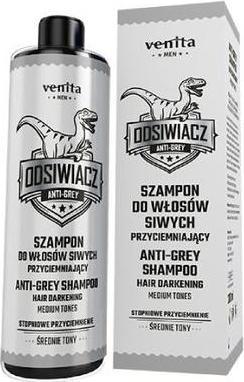 Actual product image Venta Venitamen Shampoo For Men For Gray Hair Medium Tones 200ml (200 ml, Liquid shampoo)