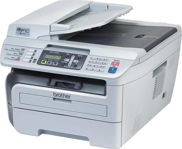 Produktbild Brother MFC-7440N, Fax-Drucker-Scanner-Kopierer inkl. LAN (Laser, Schwarz-Weiss)