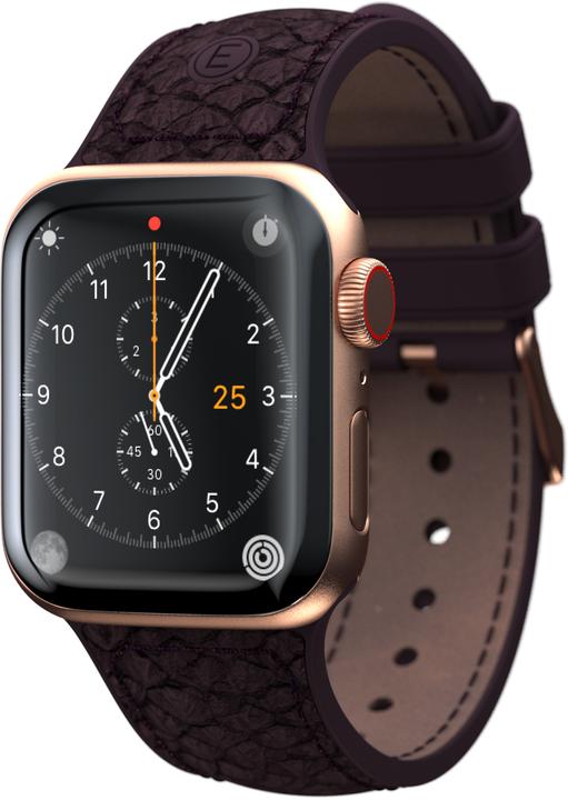 Njord Eldur Watch Strap For (40 mm, 41 mm, Silicone, Vegan salmon leather, Vegan Leather)