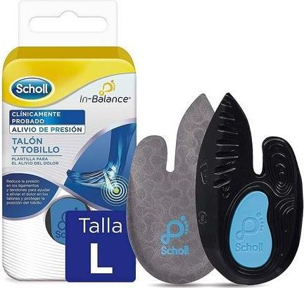Actual product image Scholl in-Balance Biomechanical Insoles for Heel and Ankle Pain Relief Size L Blue - Pack of 2