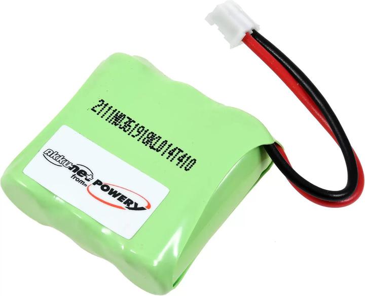Actual product image AccuCell Akku passend für Kransteuerung JAY Wilpa 1035, Typ Jay 3GP40AAM - 3,6V - 300 mAh (3.60 V, 300 mAh)