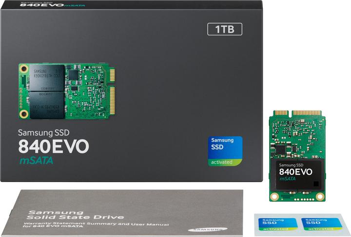 Actual product image Samsung 840 Evo (1000 GB, mSATA)