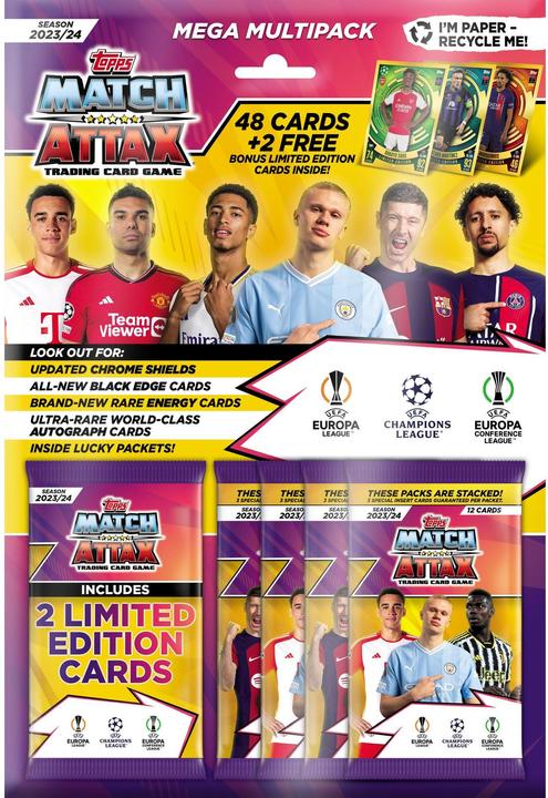 Actual product image Topps Match Attax UCL 23/24 Mega Multipack (German)