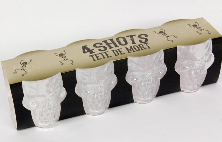 Image du produit Chaks Verre shots crâne (4 x)