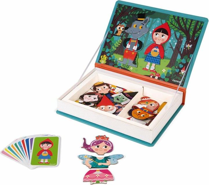 Actual product image Janod Magnet book fairy tale (German, English, Italian, French)