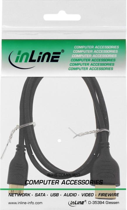 Produktbild InLine HDMI (Typ A) — mini HDMI (Typ C) (1.50 m, HDMI)