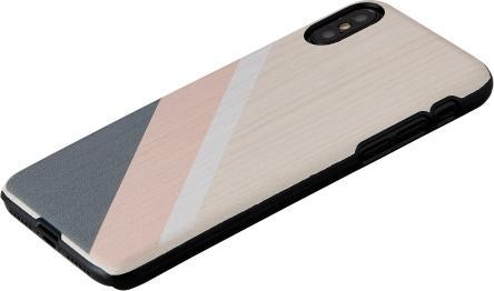 Immagine prodotto Man&Wood Custodia per smartphone iPhone X/XS rosa vestito nero (Apple iPhone X, Apple iPhone XS)