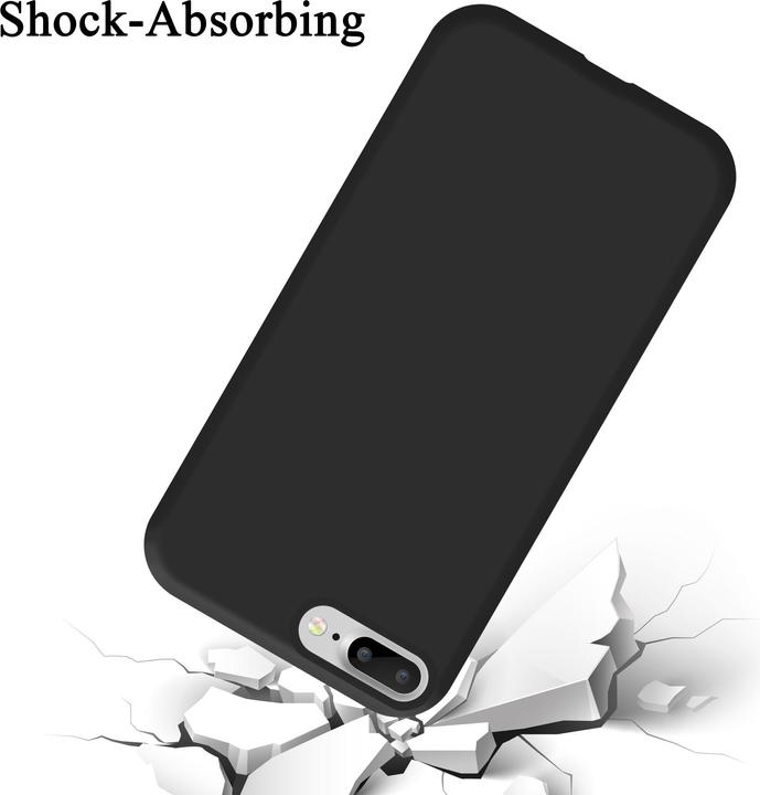 Actual product image Cadorabo TPU Liquid Silicone Case Cover (Apple iPhone 7 Plus, Apple iPhone 7s Plus, Apple iPhone 8 Plus)