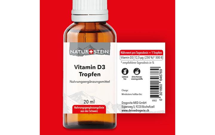 Actual product image Naturstein D3 (1 Piece, Oil, 63 g)
