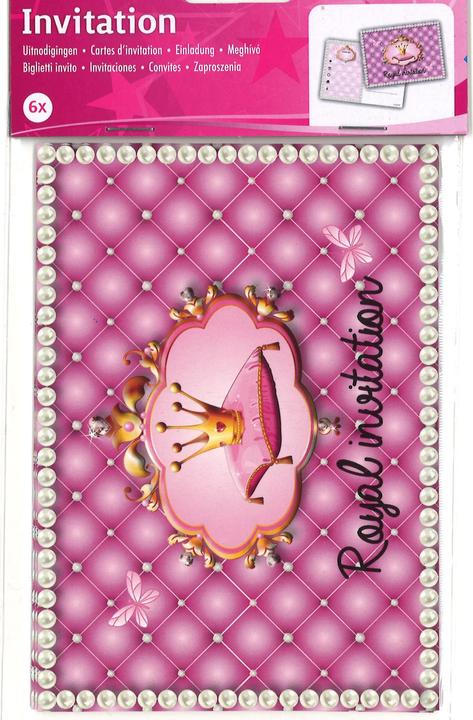 Produktbild Folat Prinzessin-Einladungen 6ST. (6 Stk.)
