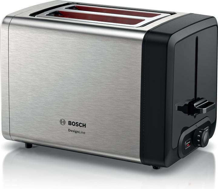 Produktbild Bosch Hausgeräte TAT4P420 Toaster 2 Scheibe(n), Edelstahl