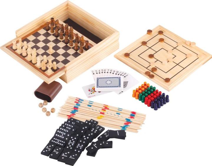 Actual product image Natural games NG Wooden game collection 50 in 1 (German)