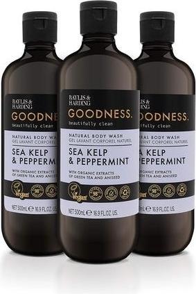 Produktbild Baylis & Harding Goodness Sea Kelp & Peppermint Natural Body Wash (500 ml)