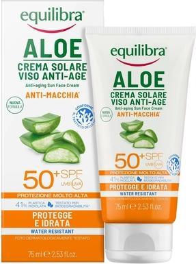 Actual product image Equilibra Sun Face Aloe Pro UV F50 75 (Sun cream face, SPF 50+, 75 ml, 75 g)