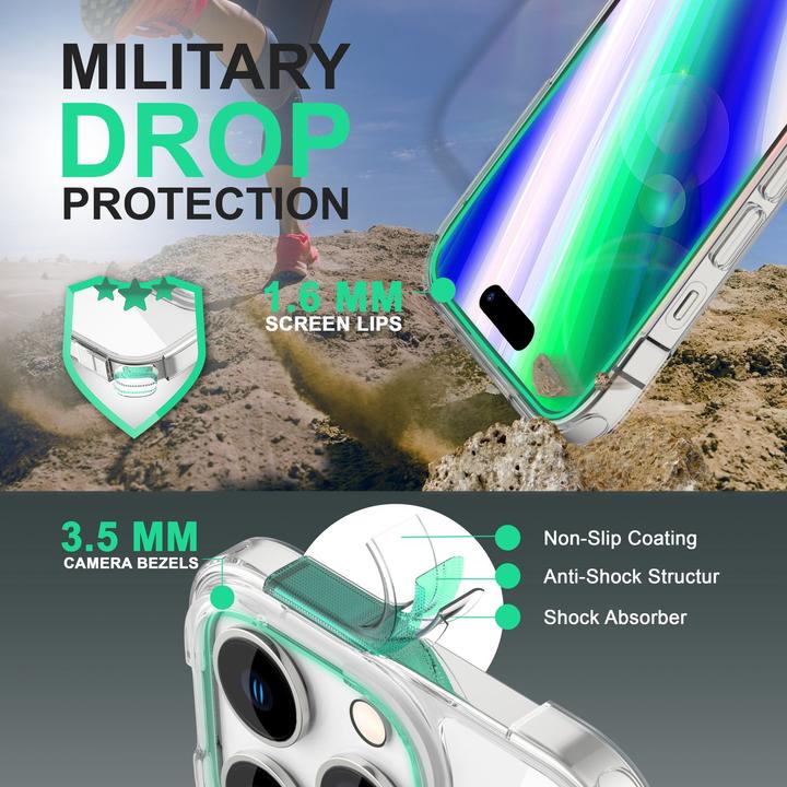 Produktbild Nalia Matte Klare Harte Hülle (Apple iPhone 14 Pro Max)