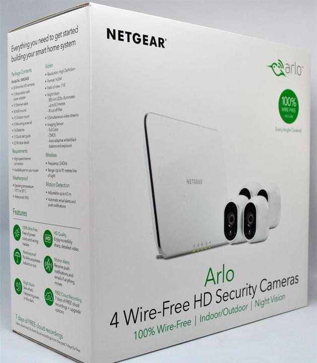 Actual product image Arlo VMS3430 set of 4 (1280 x 720 pixels)