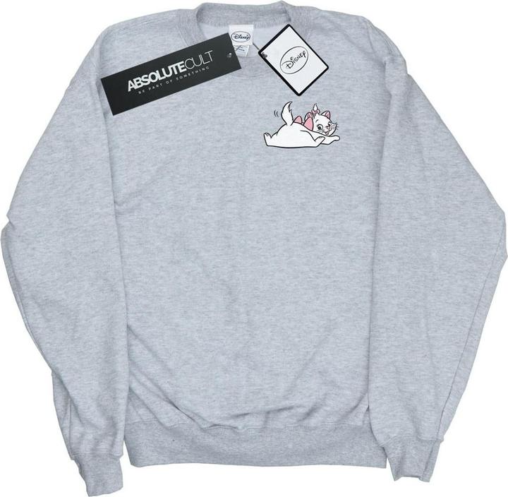 Disney Aristocats Marie Sweet Backside Breast Print Sweatshirt (XL)