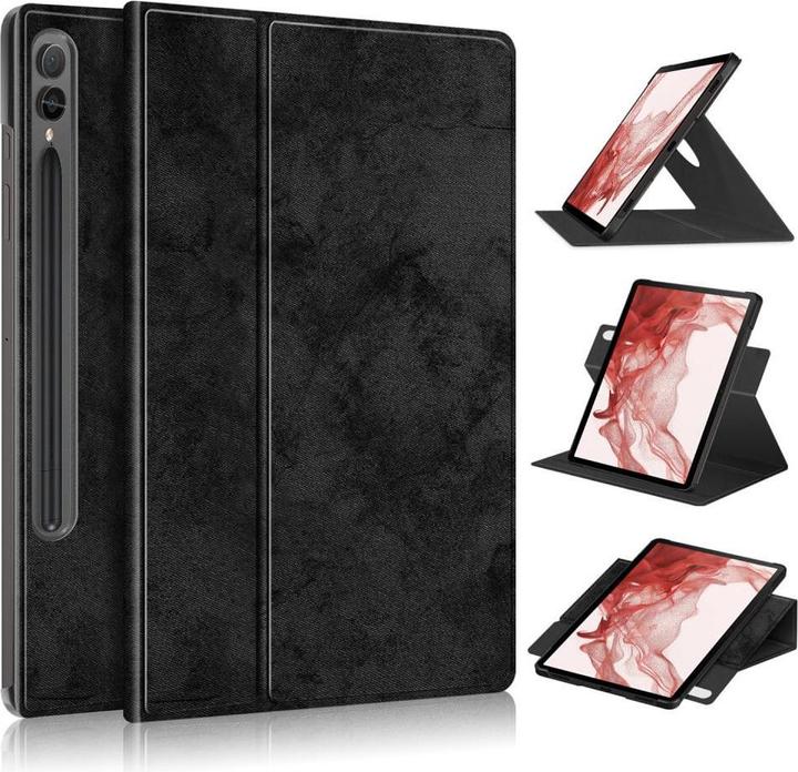 Produktbild Cover-Discount Galaxy Tab S9+ - 360-Grad Tablet Hülle schwarz (Galaxy Tab S9+, Galaxy Tab S10+)