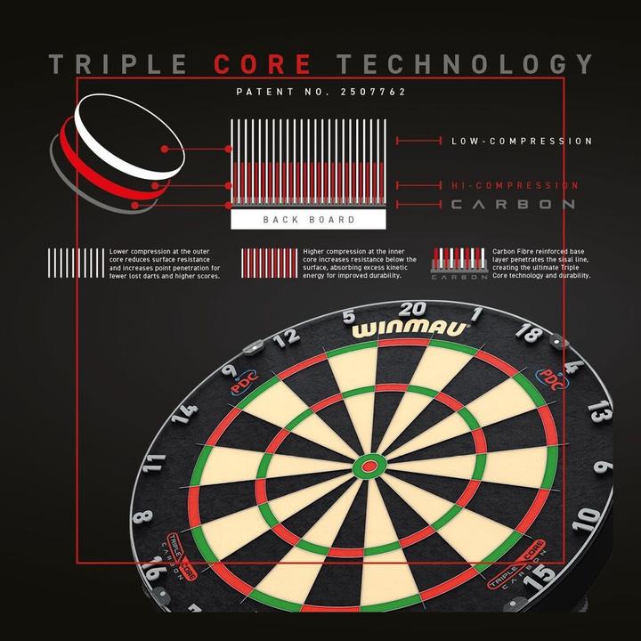 Produktbild Winmau Dartboard Blade 6 Triple Core Carbon