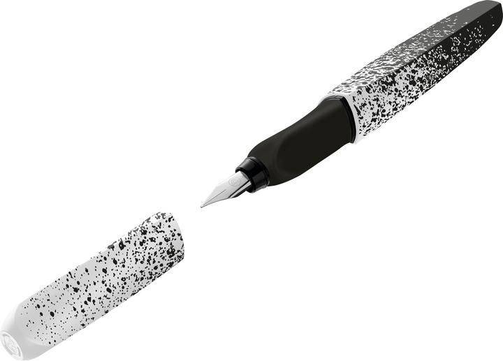 Actual product image Pelikan Füllhalter (Patronenfüllsystem) Twist® Color Edition Füller für Rechts- und Linkshänder, sch (Black/White, 1 x)
