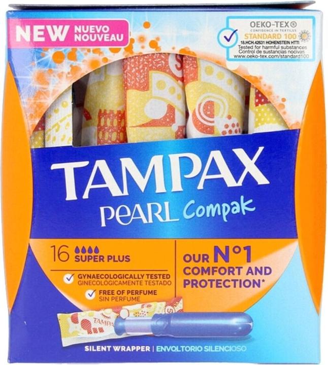 Produktbild Tampax Pearl Compak Super Plus (16 x)