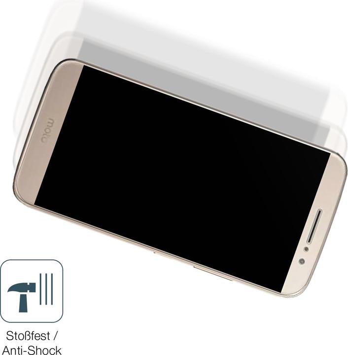 Immagine prodotto Dipos Pellicola Protettiva Anti-Shock (2 Pezzo/i, Motorola Moto M)
