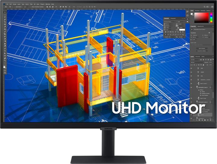 Actual product image Samsung S27A706NWU (3840 x 2160 Pixels, 27")