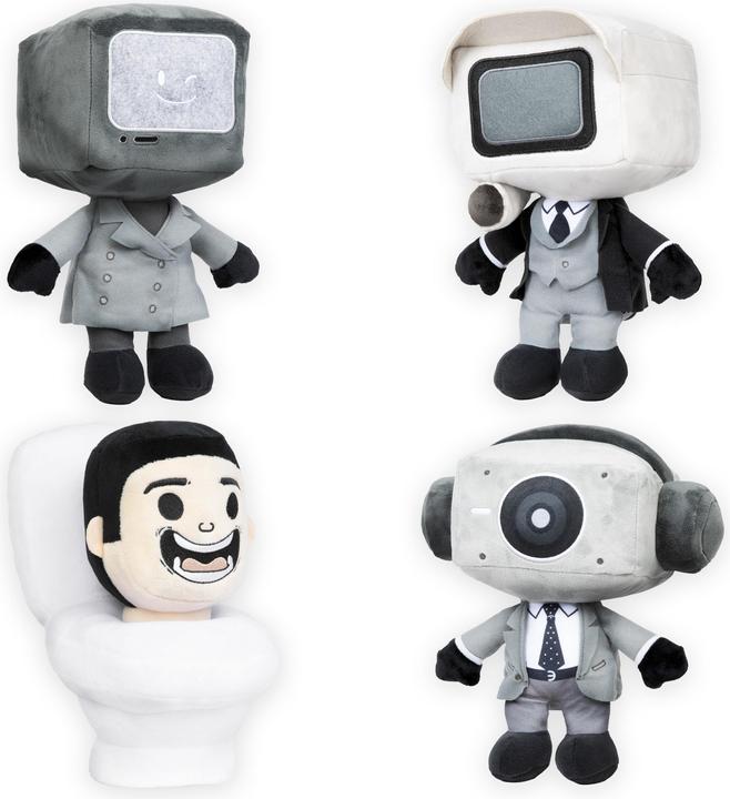 Actual product image Skibidi Toilet Mystery Plush - collectible plush, brand new collector's items, officially licensed product (37.30 cm)
