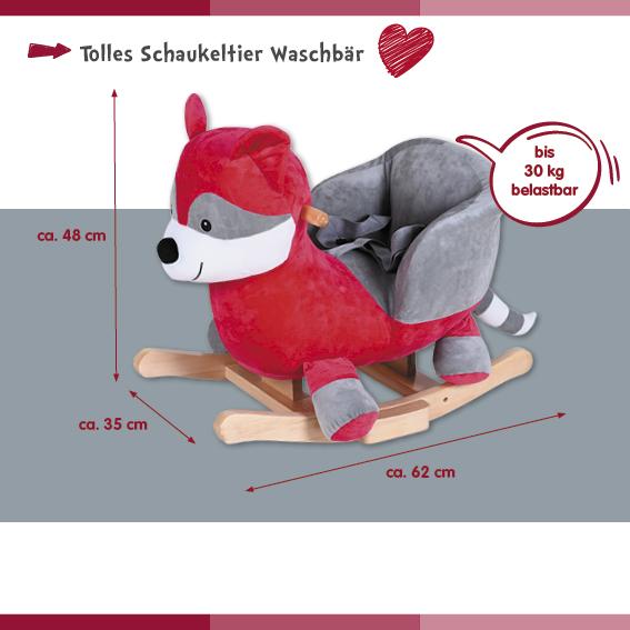 Produktbild Knorrtoys Schaukeltier "Waschbär"