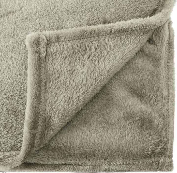Actual product image Atmosphera Plaid Row 150X200Cm Beige Polyester 100% Recycle (150 x 200 cm)